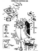 Cabinet and suspension asm.