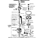 GE WWA5600VCL transmission - complete breakdown diagram