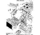 GE JHP67G*V5 door/oven/cooktop diagram