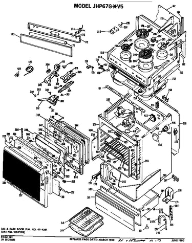 Door/oven/cooktop