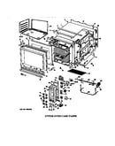 Upper oven case parts