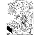 GE JBP87G*07 electric range assembly diagram