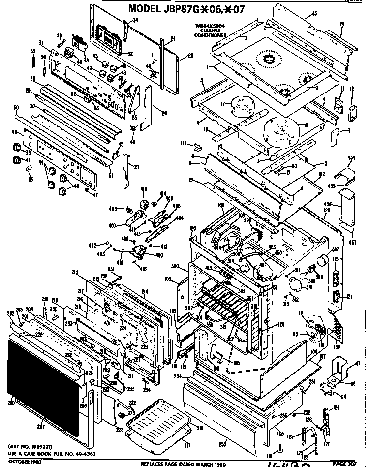 Electric range assembly
