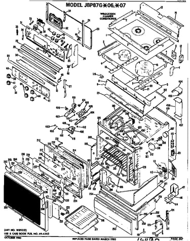 Electric range assembly