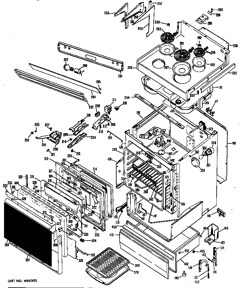 ELECTRIC RANGE ASSEMBLY