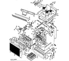 GE JHP56G*V6 electric range assembly diagram