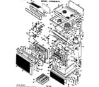 GE JHP98G*Y3 electric range assembly diagram
