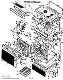 Electric range assembly