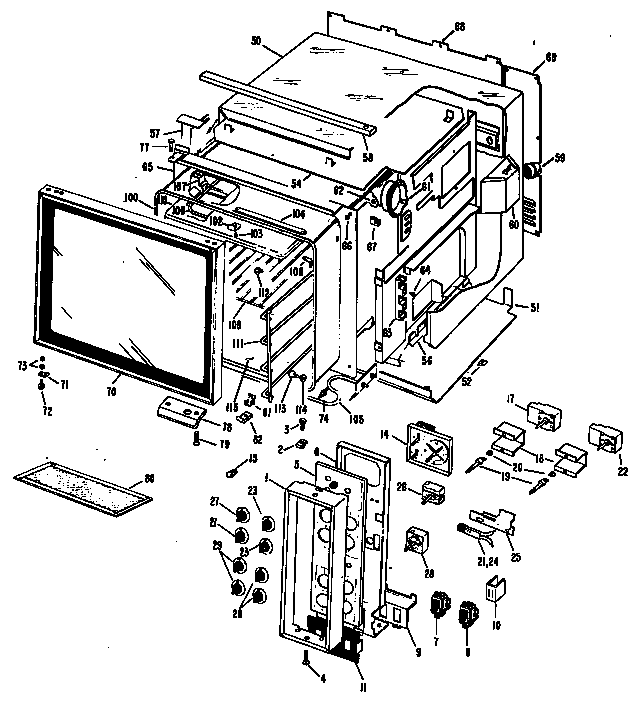 Upper oven