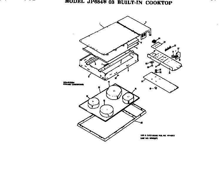 Built-in cooktop