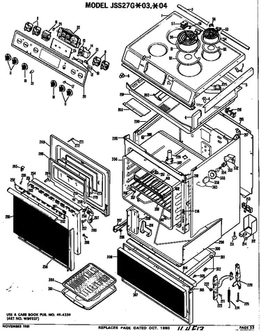 Electric range assembly