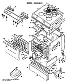 Electric range assembly