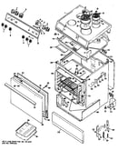 Electric range assembly