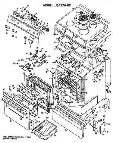 Electric range assembly