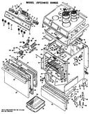 Electric range assembly