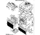 GE JSC27G*04 electric range assembly diagram