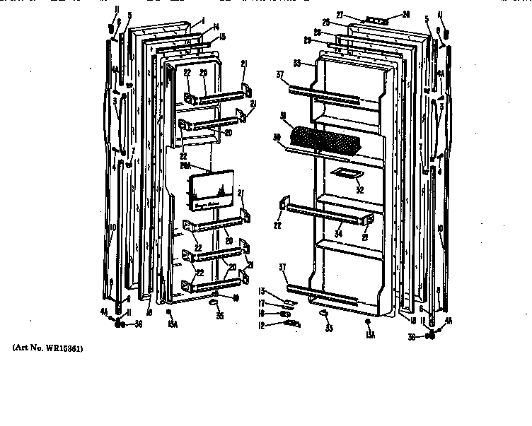 Refrigerator doors