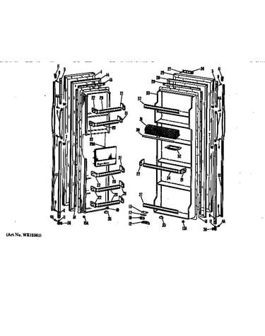 Refrigerator doors