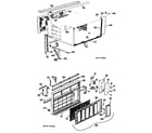 GE AGFM713DACZ1 cabinet/grille diagram