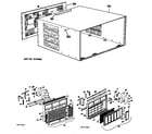 GE ADE18D1G1 cabinet/grille diagram