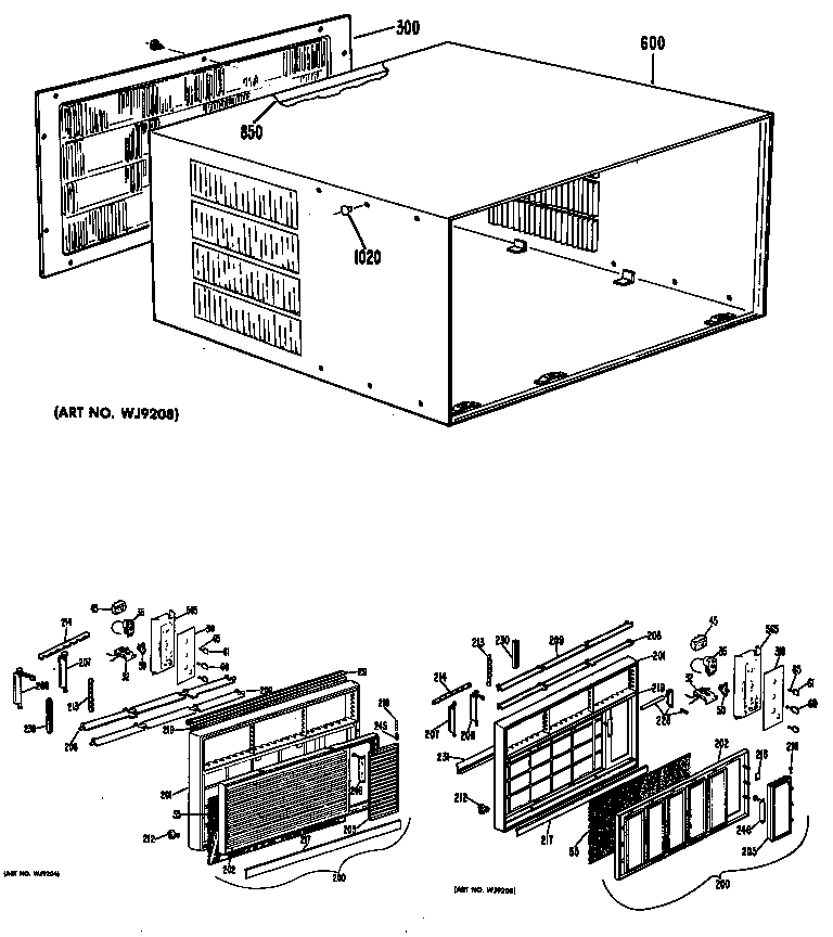 Cabinet/grille