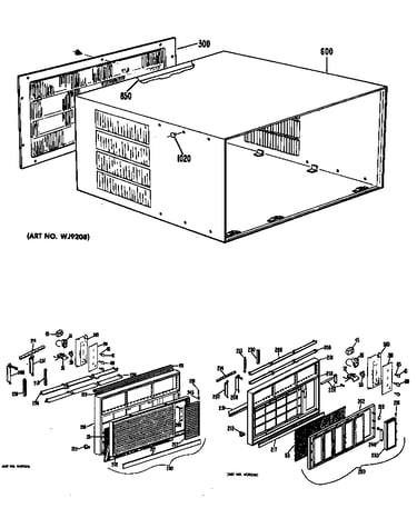 Cabinet/grille