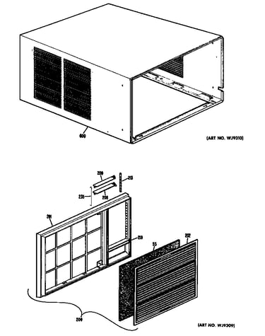 Cabinet/grille