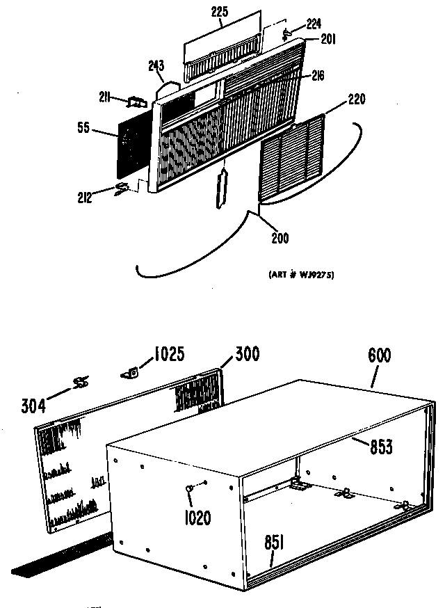 Grille/cabinet