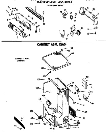Cabinet asm. (gas)
