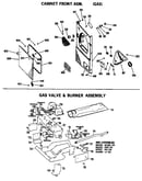 Gas valve & burner assembly