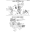 GE DDG5989VCL gas & valve burner assembly diagram