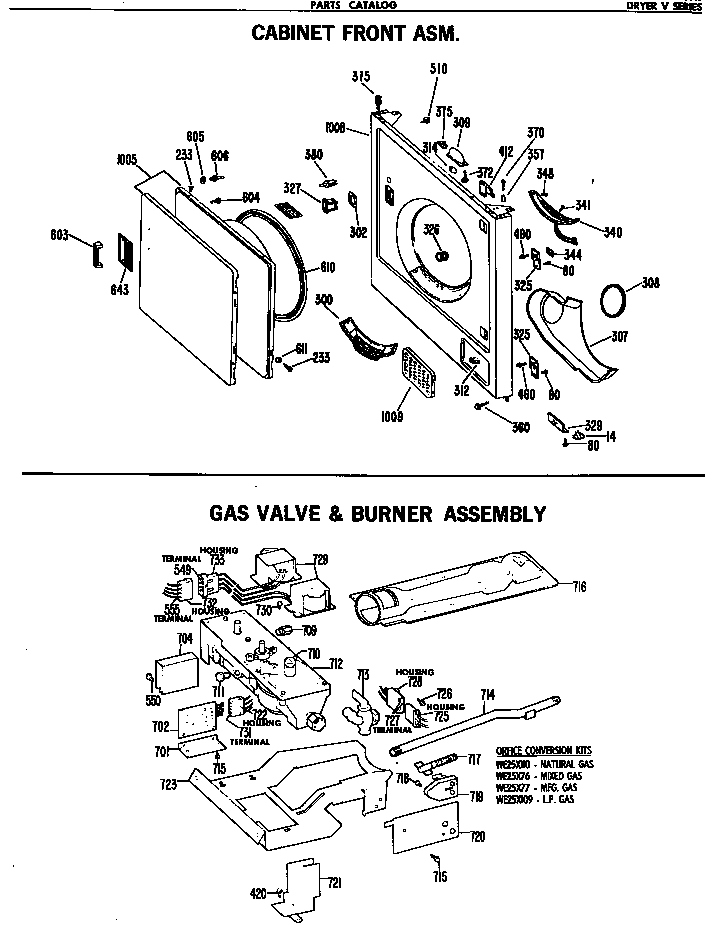 GAS VALVE & BURNER ASSEMBLY