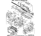 GE JVM57001 microwave assembly diagram