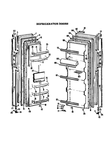Refrigerator doors
