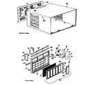GE ADR24DAX3 cabinet/grille diagram