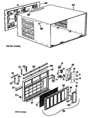 Cabinet/grille