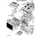 GE JHP97G*Y6 electric range assembly diagram