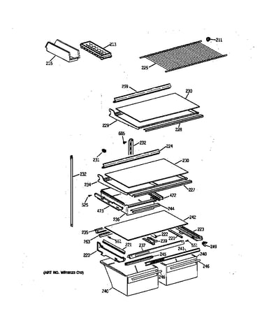 Shelf parts