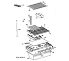 Hotpoint CTX21BAXFRAD shelf parts diagram