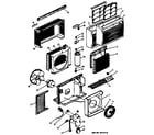 Hotpoint HPP05LAB1 air conditioner assembly diagram