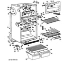 Hotpoint CTH18EPFRWH cabinet/shelves diagram