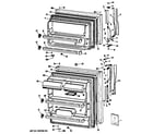 Hotpoint CTX18CPALWH doors diagram
