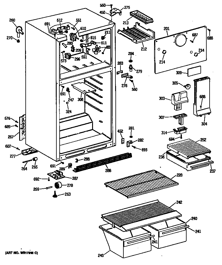 Cabinet/shelves