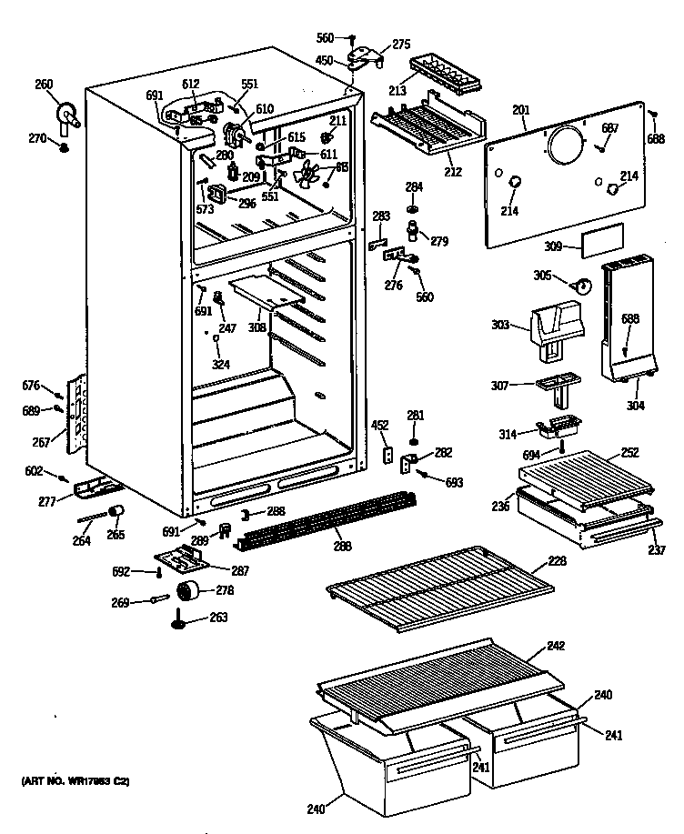 Cabinet/shelves