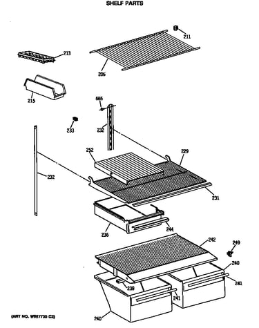 Shelf parts
