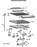 Compartment separator parts