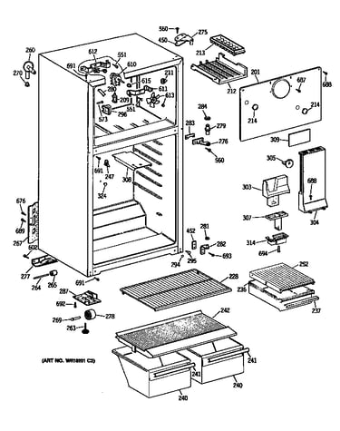 Cabinet/shelves