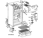 Hotpoint CTX16CYTBLWH cabinet/shelves diagram