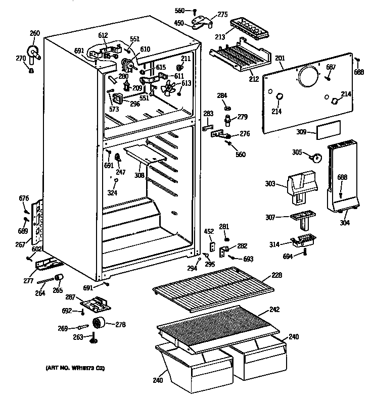 Cabinet/shelves