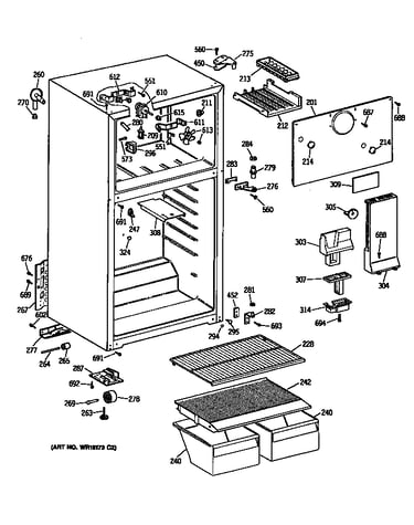 Cabinet/shelves